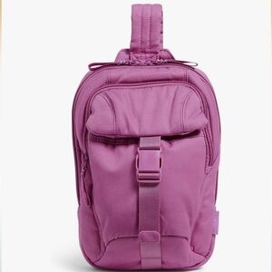 Vera Bradley Utility Sling Backpack Rich Orchid Pink